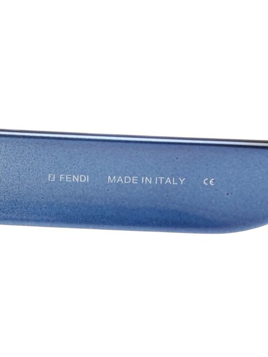 Fendi Sunglasses Oval Blue Acetate 1- Eyewear main image 6